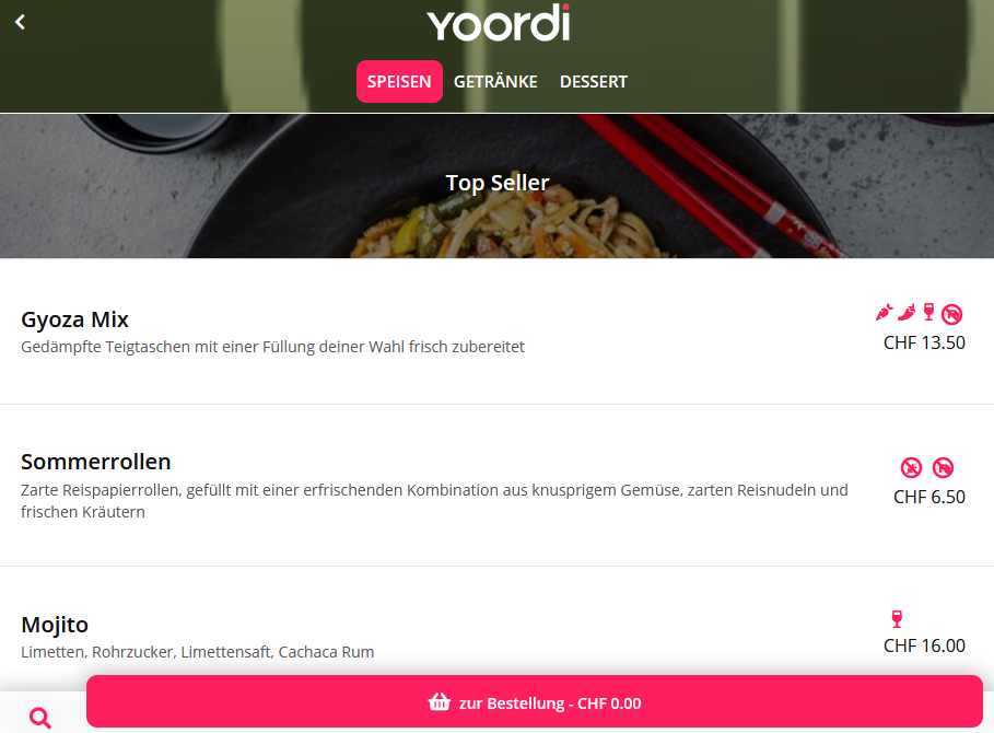 Digital Ordering